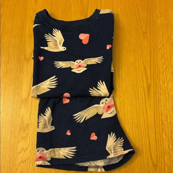 Harry Potter Hedwig Girls Navy Pajama Set size 7-8 years - Picture 8 of 9